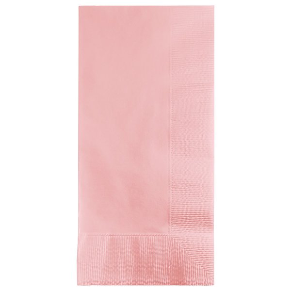 Touch Of Color 4" x 8" Classic Pink Dinner Napkins 600 PK 67158B